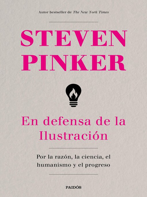 Title details for En defensa de la Ilustración by Steven Pinker - Wait list